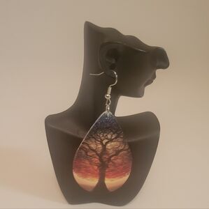 Tree of Life Sunset Earrings